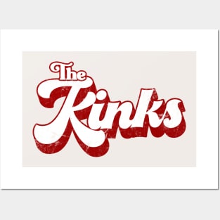 The Kinks  / Retro Faded Style Posters and Art